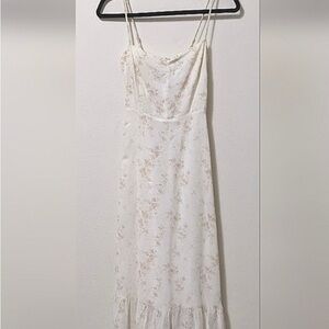 Reformation Emersyn Maxi dress in Riso size 0